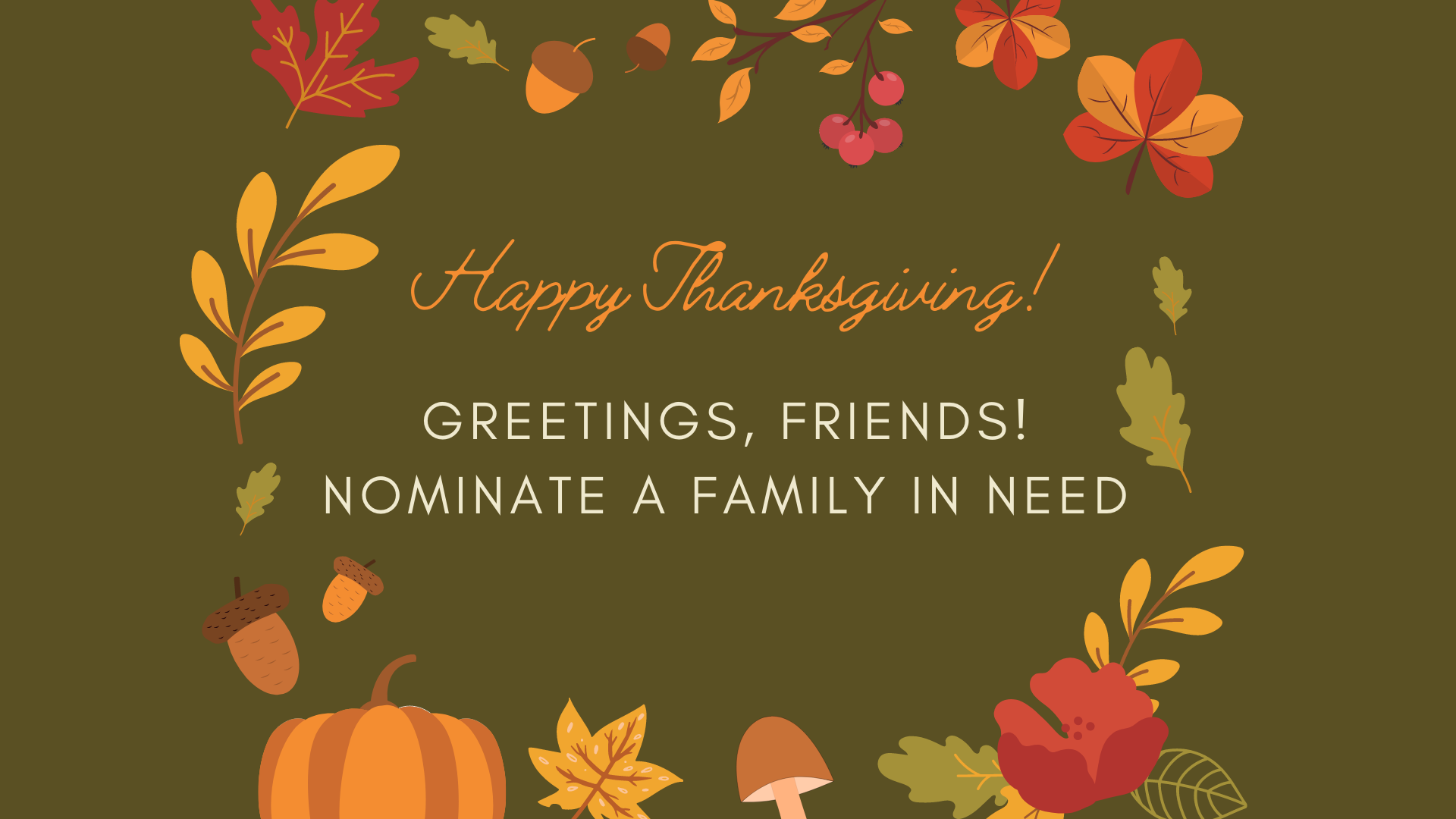 Thanksgiving (Facebook Event Cover)